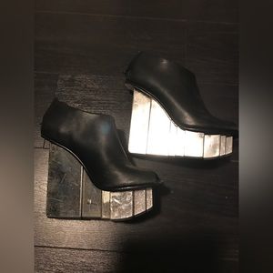 UNITED NUDE chunky platform boots size 8